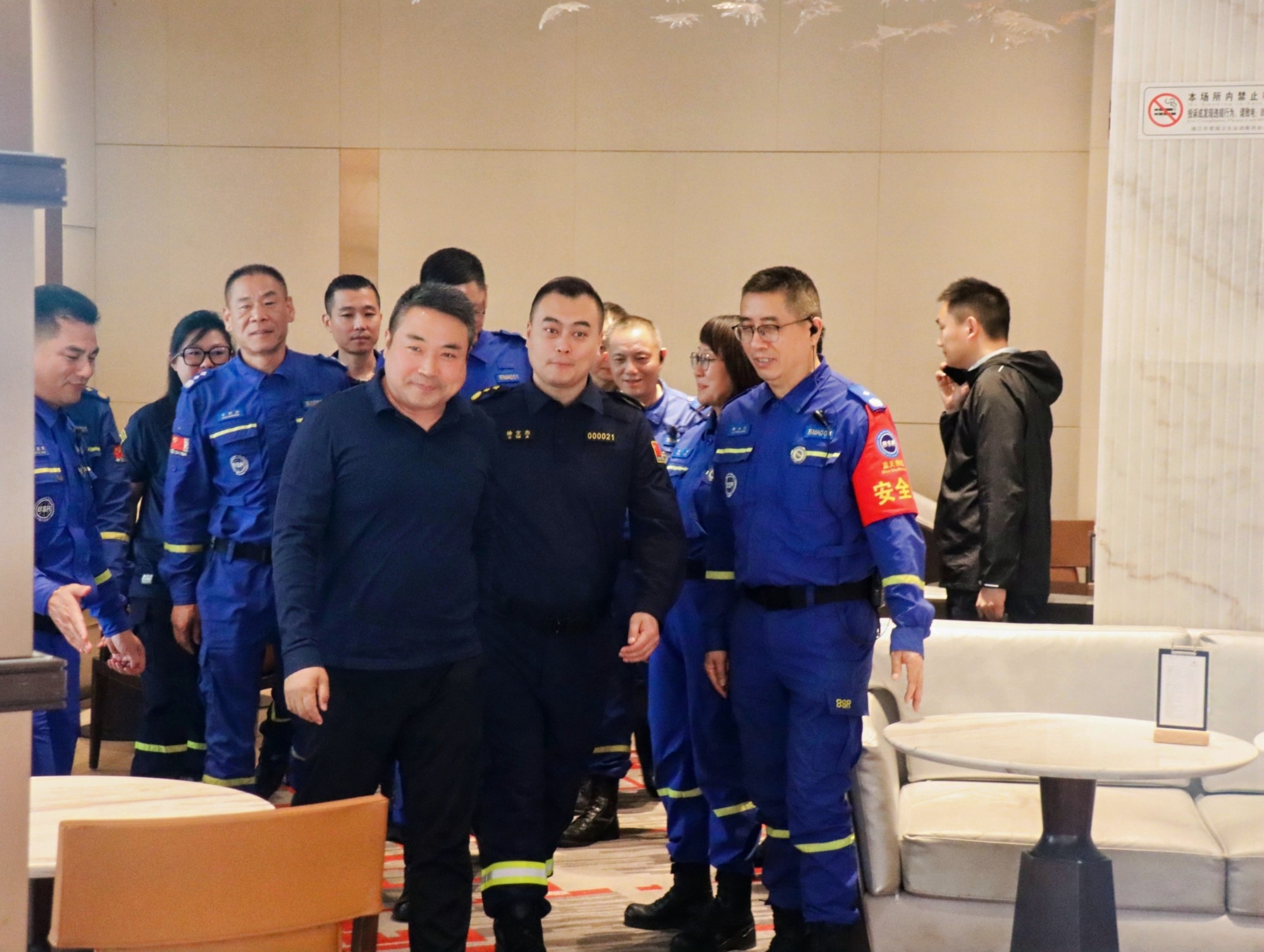 江宁区蓝天救援队赴靖江参加江苏省域蓝天救援队员大会